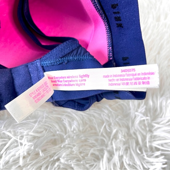 PINK Wear Everywhere Lightly Lined Wireless Bra 34D - Picture 5 of 5